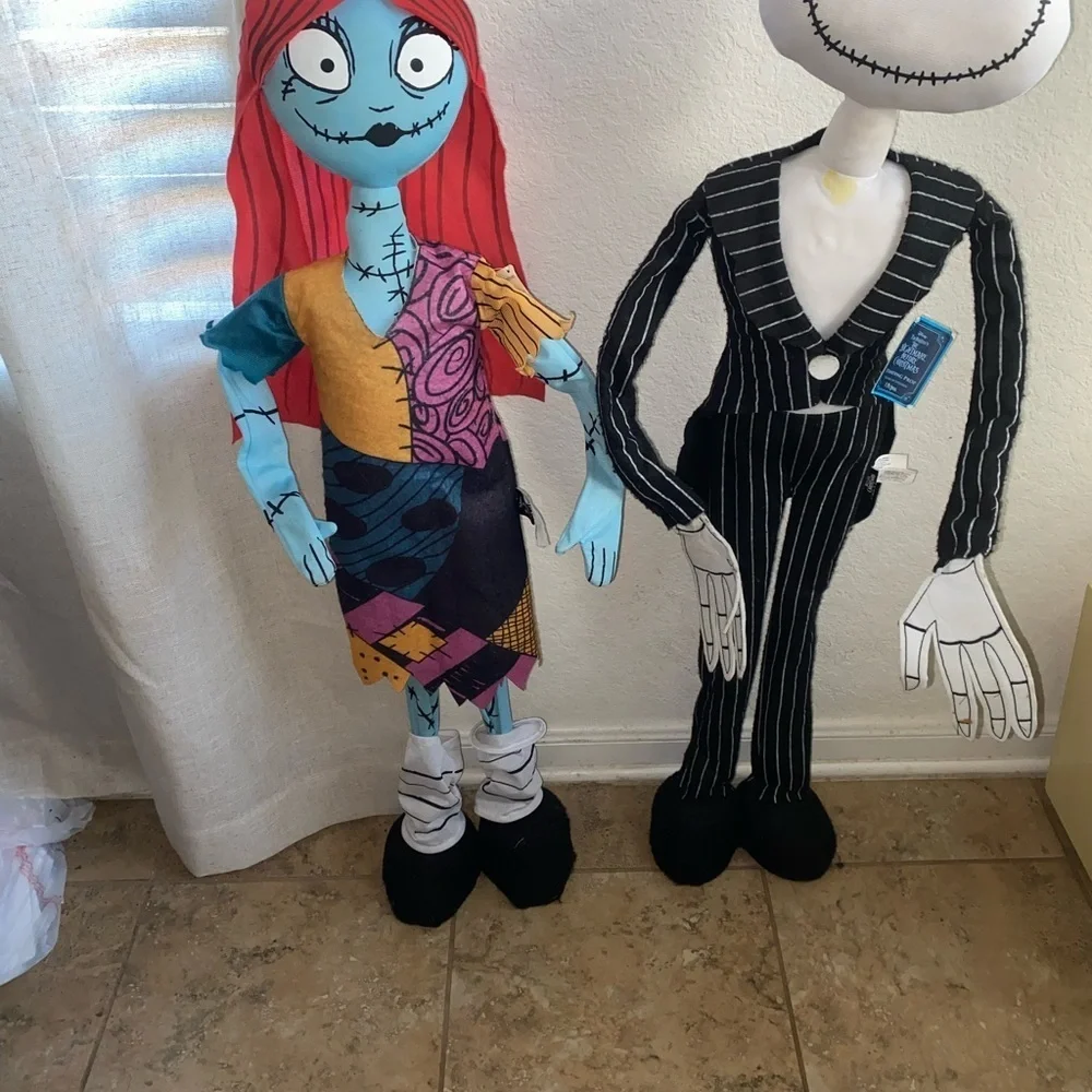 Tim Burton's The Nightmare Before Christmas Jack Skellington Sally Standing 3Ft